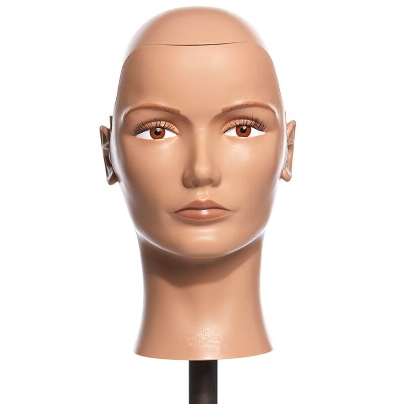 Pivot Point Reusable Headfrom Medium - Light Tone hair mannequins Pivot Point