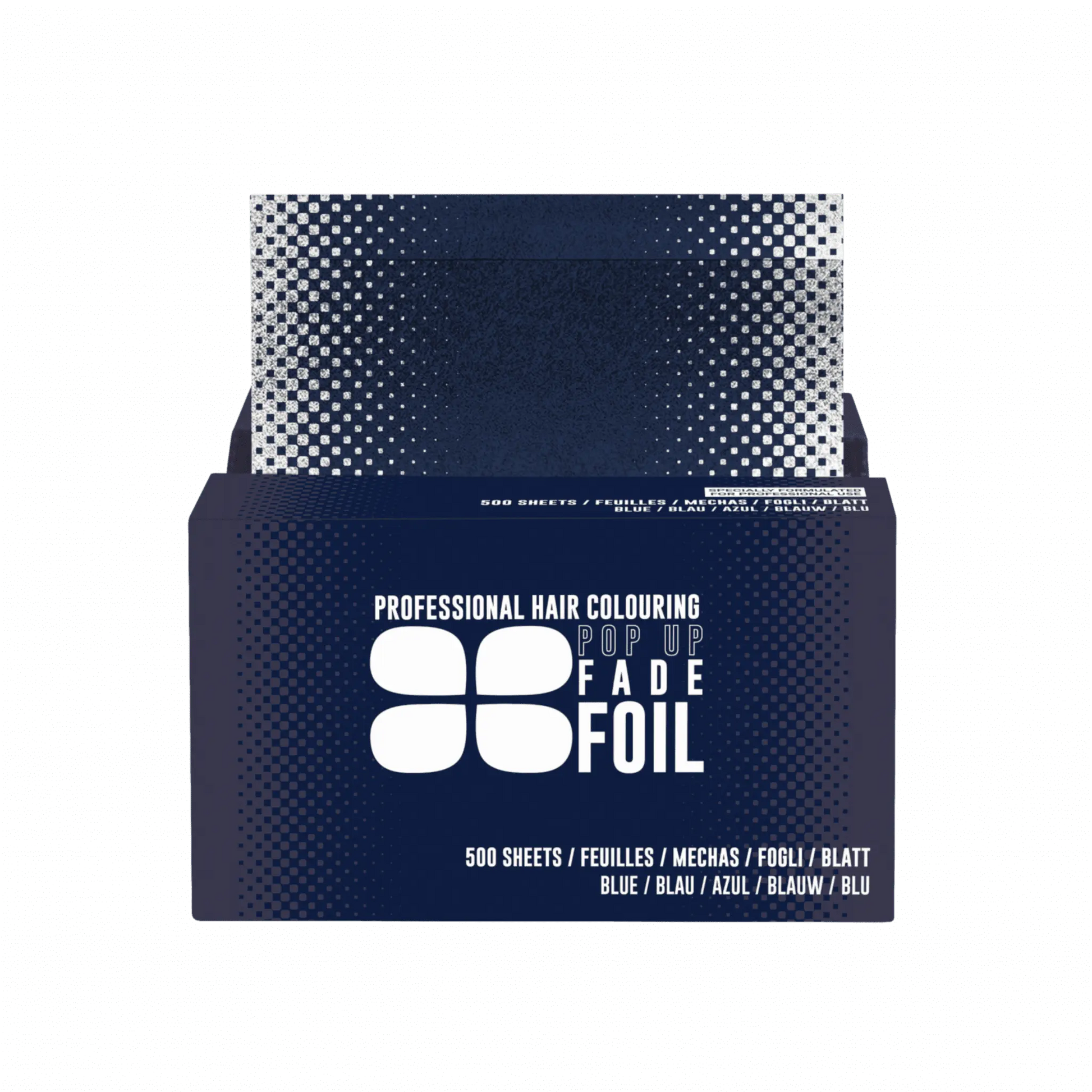 Pro Care Premium Embossed Blue Fade Pop Up Foil Sheets 13cm x 28cm 500 Sheets Hair Foil Pro Care