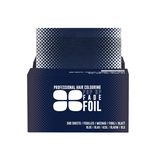 Pro Care Premium Embossed Blue Fade Pop Up Foil Sheets 13cm x 28cm 500 Sheets Hair Foil Pro Care