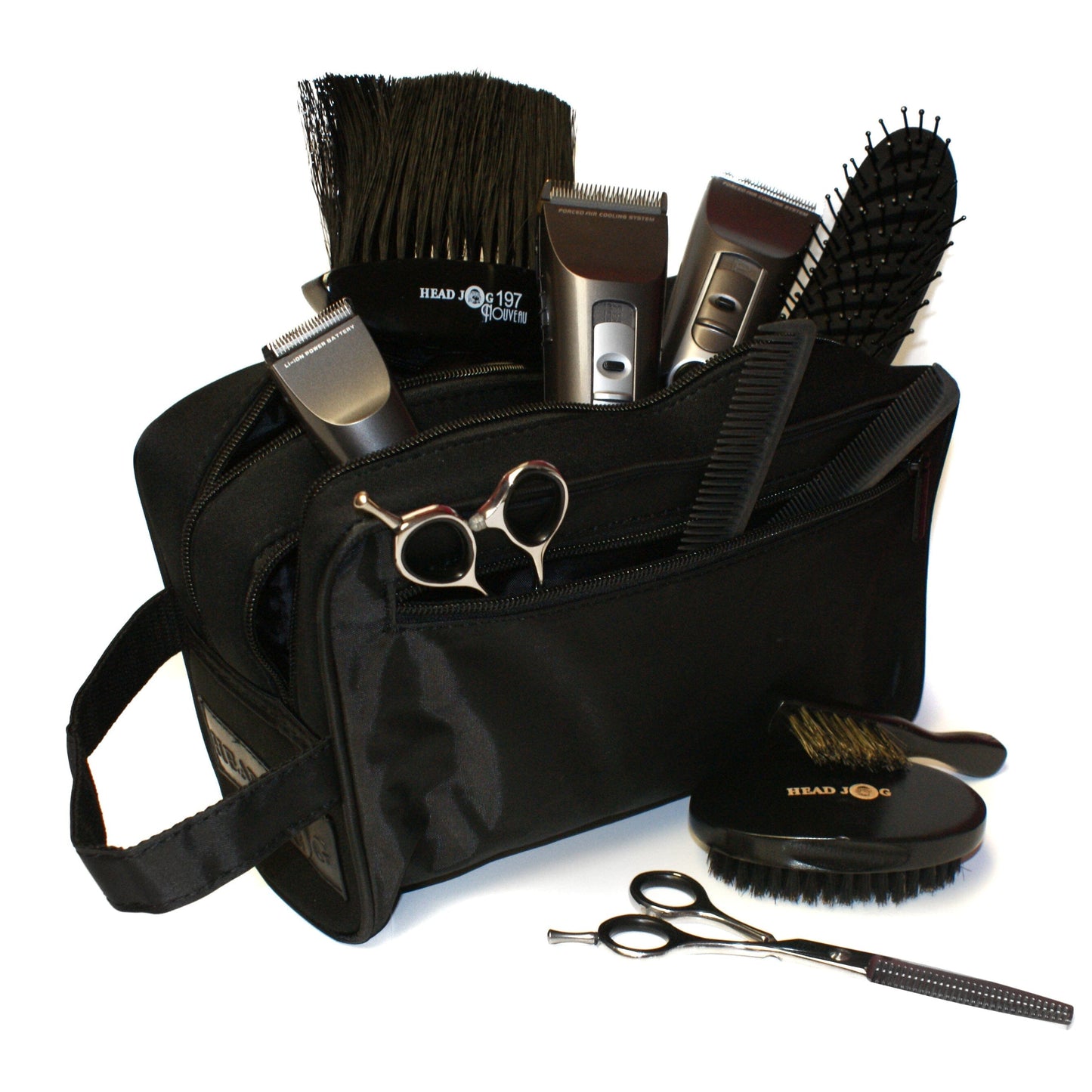Head Jog Barber Tool Roll Charcoal Hair Equipment Case Head Jog