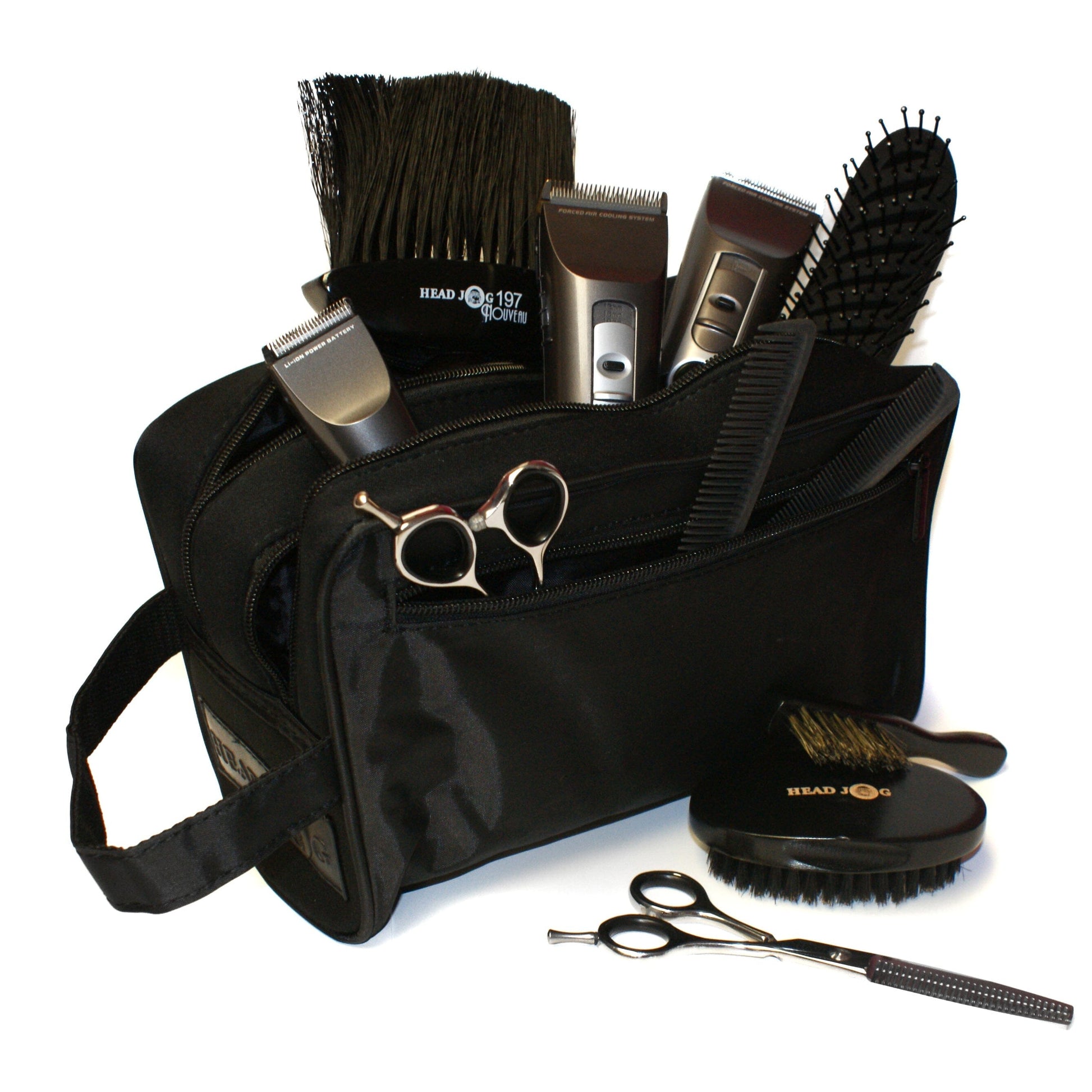 Head Jog Barber Tool Roll Charcoal Hair Equipment Case Head Jog
