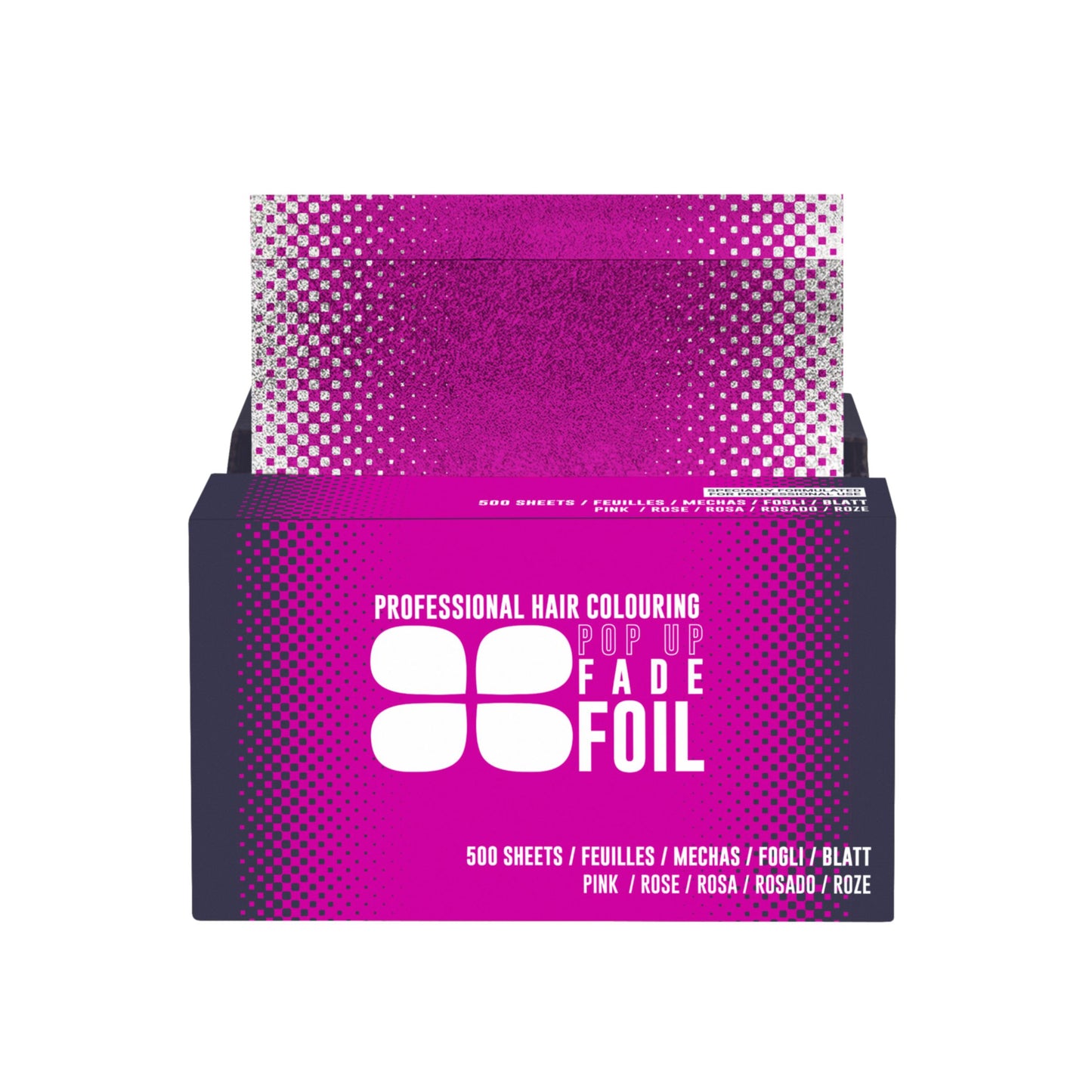 Pro Care Premium Embossed Pink Pop Up Foil Sheets 13cm x 28cm 500 Sheets Hair Colour Pro Care