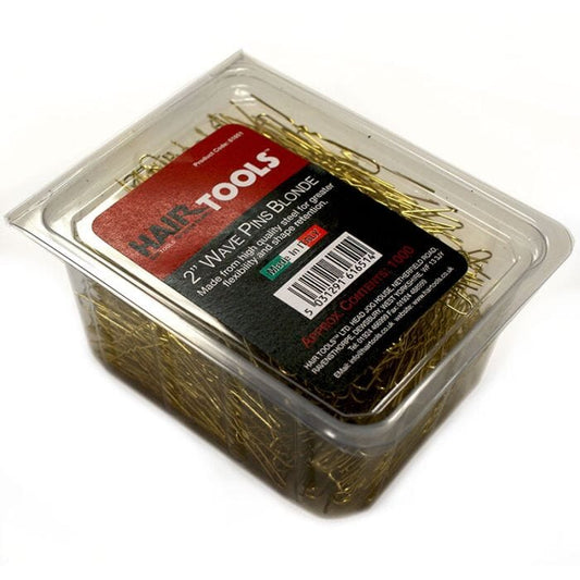 Hair Tools 2" Wave Pins Blonde (Box of 1000) Hair Pins Hair Tools