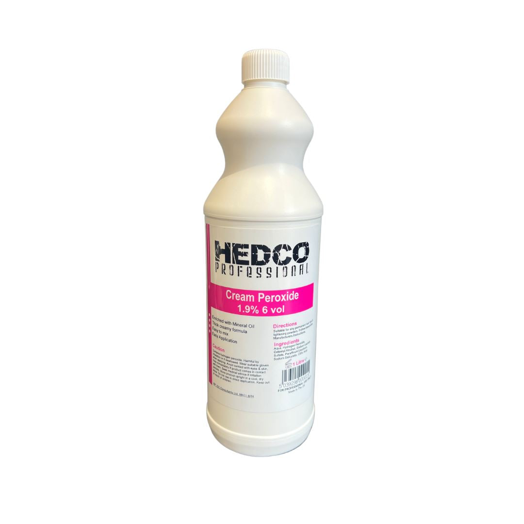 Headco Professional Peroxide 1.9% 6 Vol 1000ml Hair Colour Headco Professional