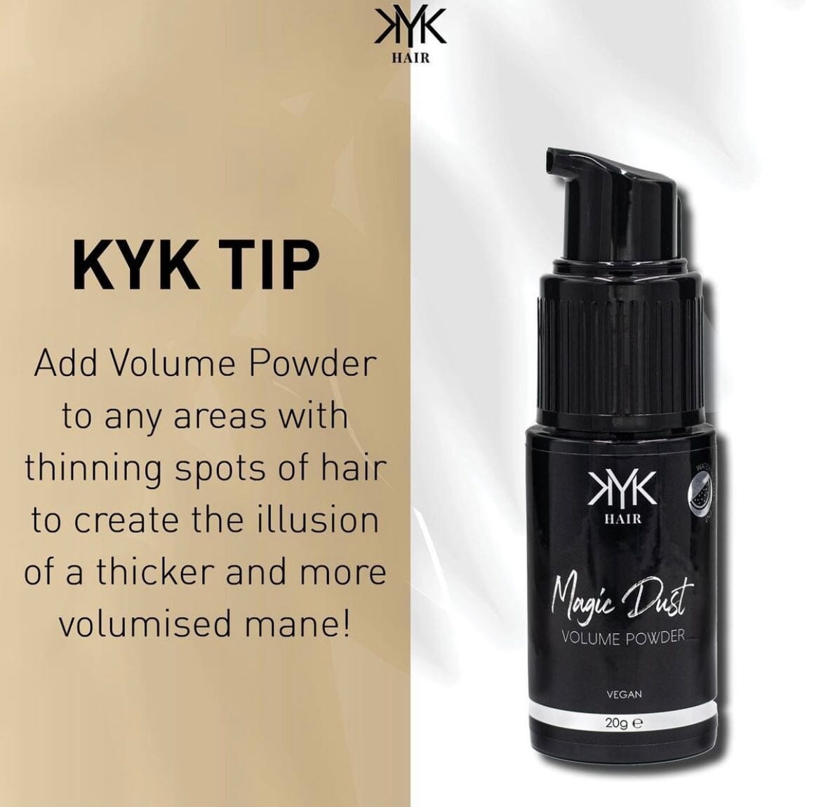 KYK HAIR - Magic Dust - Trade Only Hair Volume Powder KYK Hair 