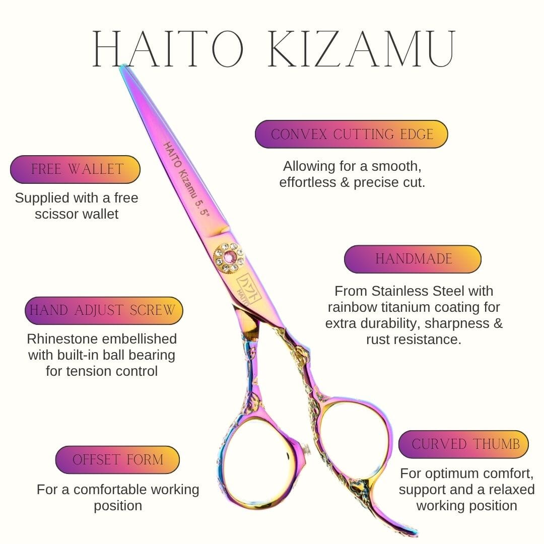 Haito Kizamu Hairdressing Scissors 5.5"