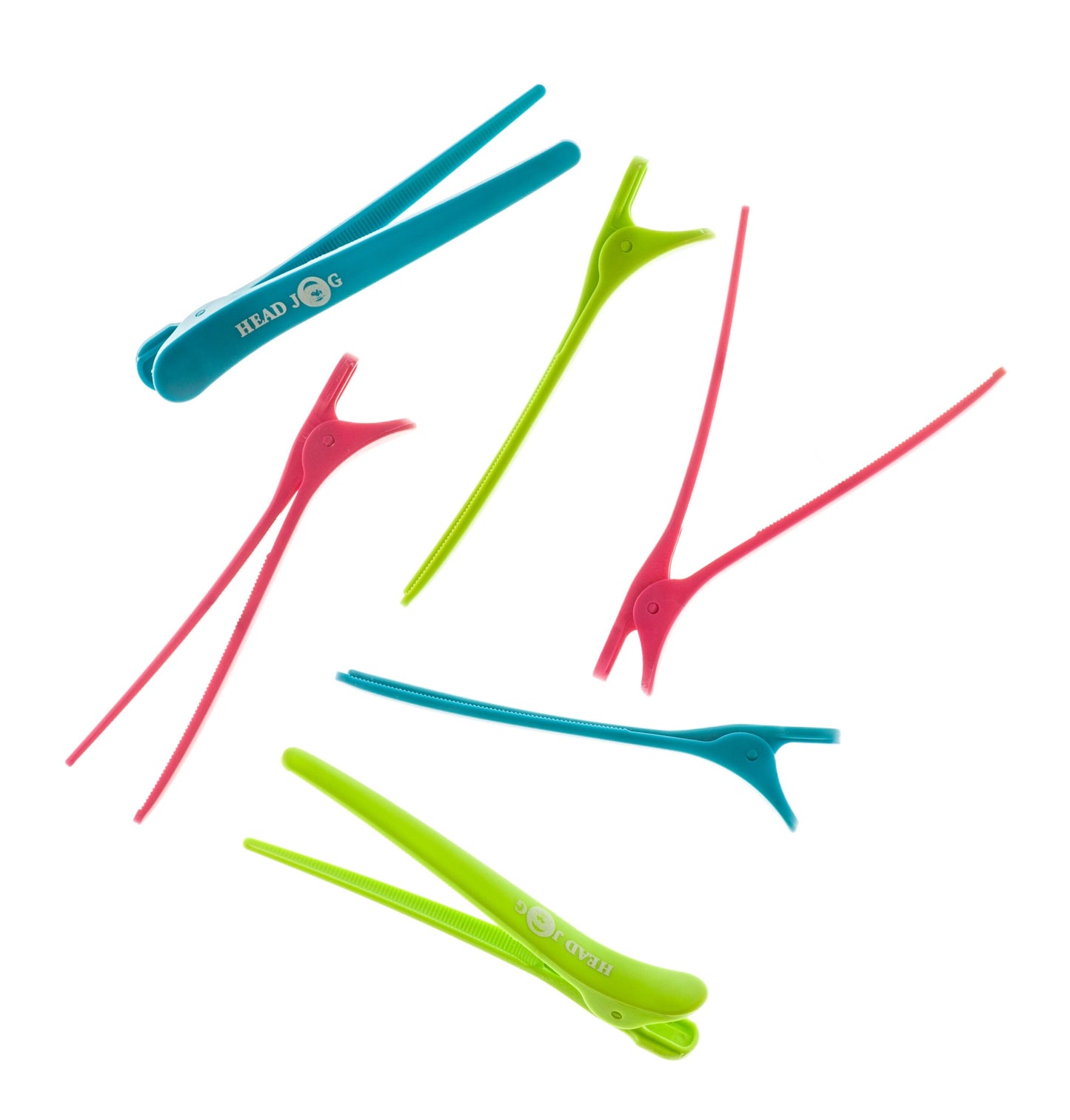 Head Jog Klip-Itz Neon - Pack of 6 Head Jog