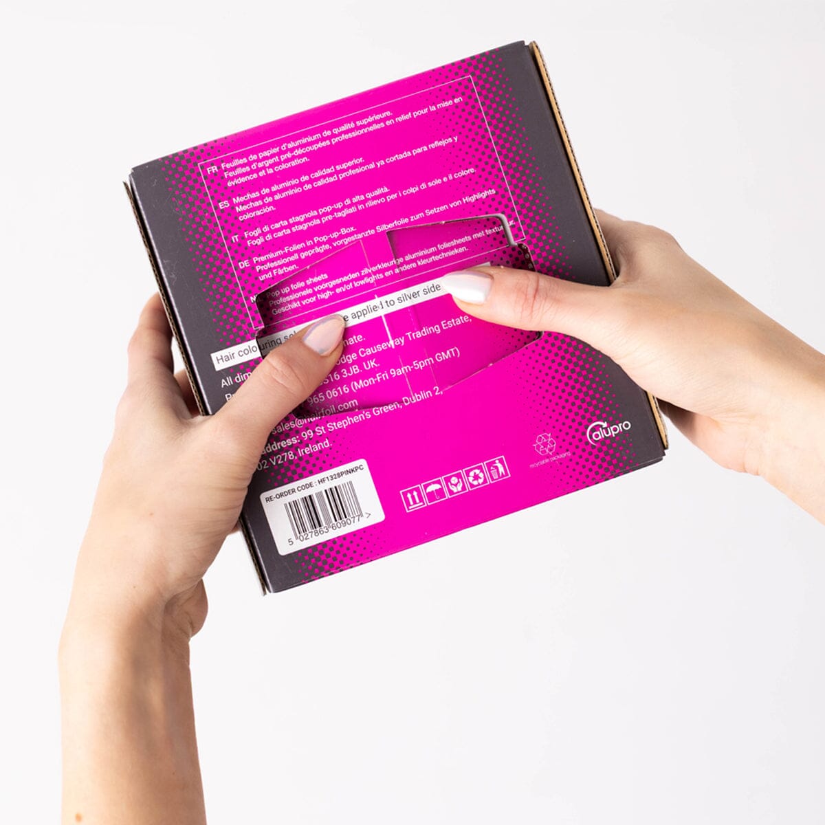 Procare Premium Embossed Pink Pop Up Foil Sheets 130mm x 280mm 500 Sheets