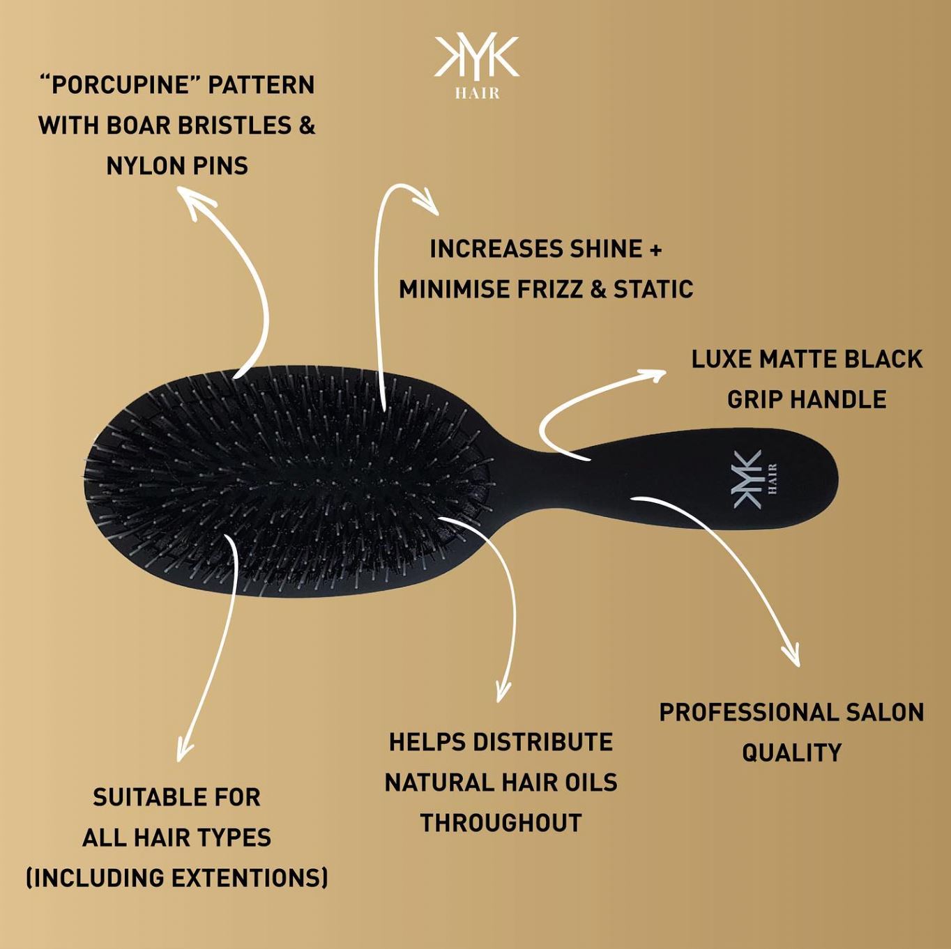 KYK HAIR- Snatch Me Brush Brush KYK Hair Care 