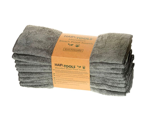 Hair Tools Microfibre bleach proof Towels - Steel Grey Hair Tools