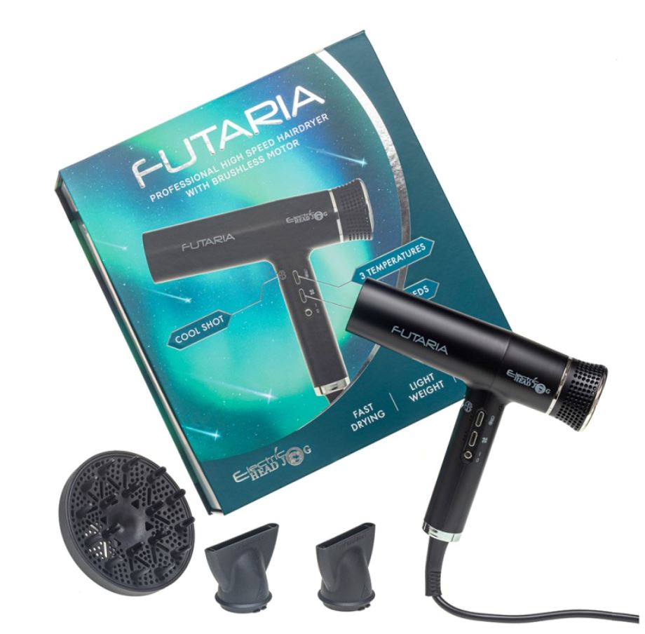 Head Jog Futaria Hair Dryer - Black Hair Dryer Head Jog