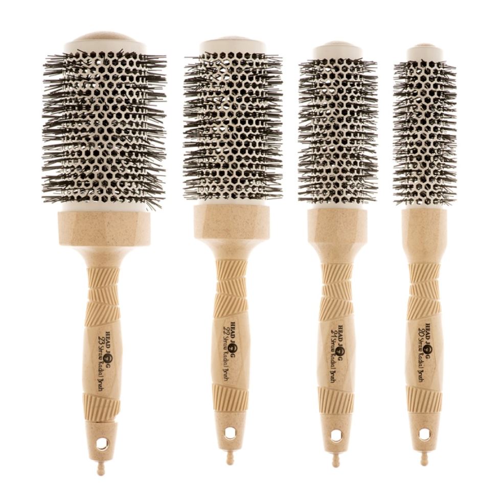 Head Jog 22 Straw Radial Brush 44mm Hair Brush Head Jog