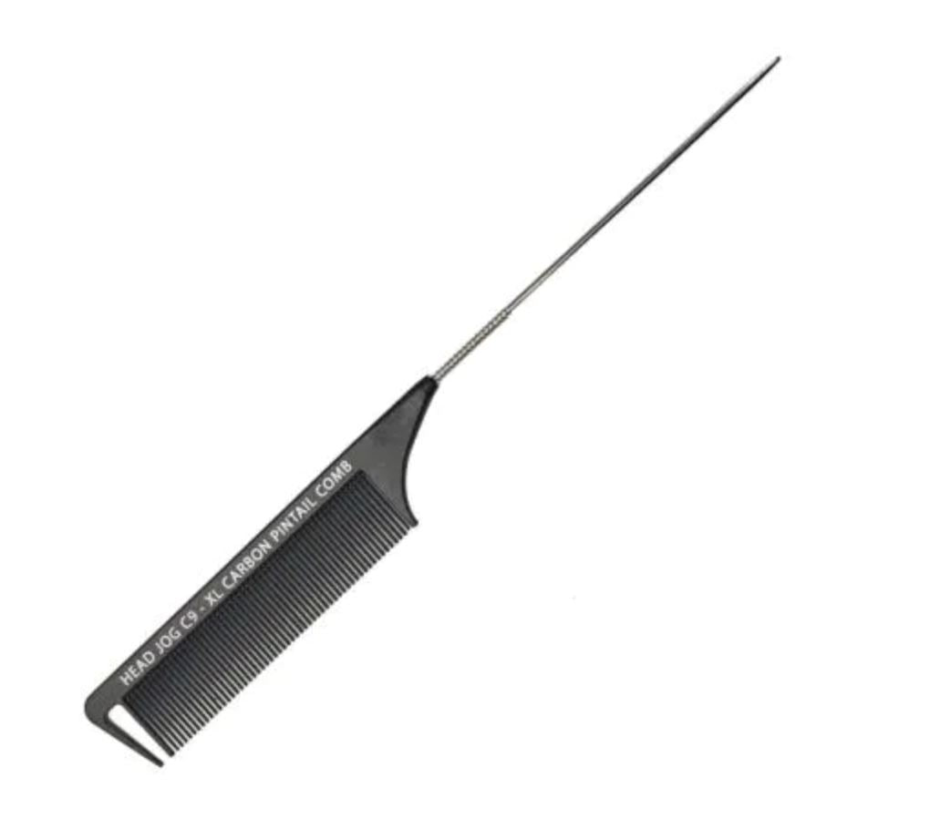 Head Jog C9 Extra Long Pintail Carbon Comb Hair Comb Head Jog