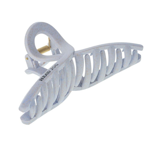 Head Jog Straw Whale Clip - Blue/Grey hair clip Head Jog