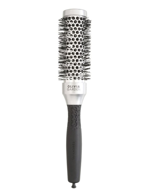 Olivia Garden Essential Blowout Brush Classic Silver 35mm Hair Brush Olivia Garden
