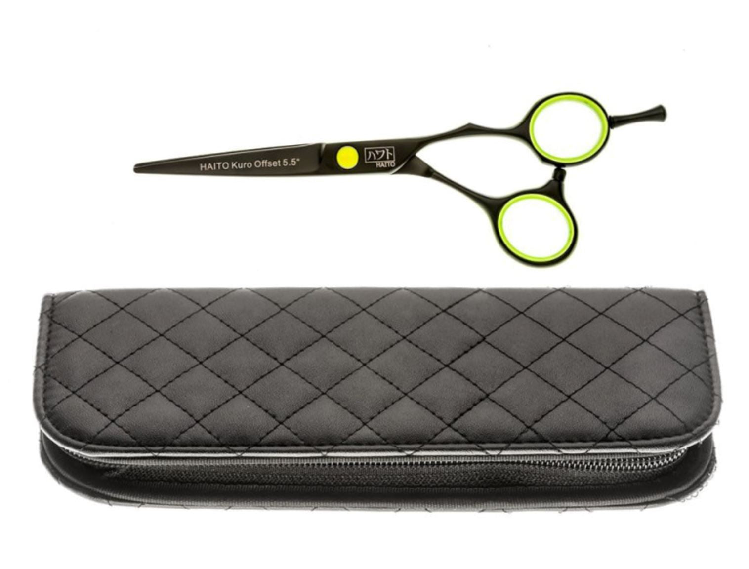 Haito Kuro Offset 5.5" Left Handed Hairdressing Scissor scissors haito