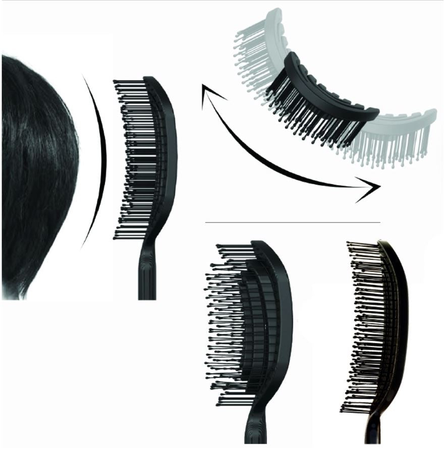 Head Jog 27 Anti-Static Brush Hair Brush Head Jog