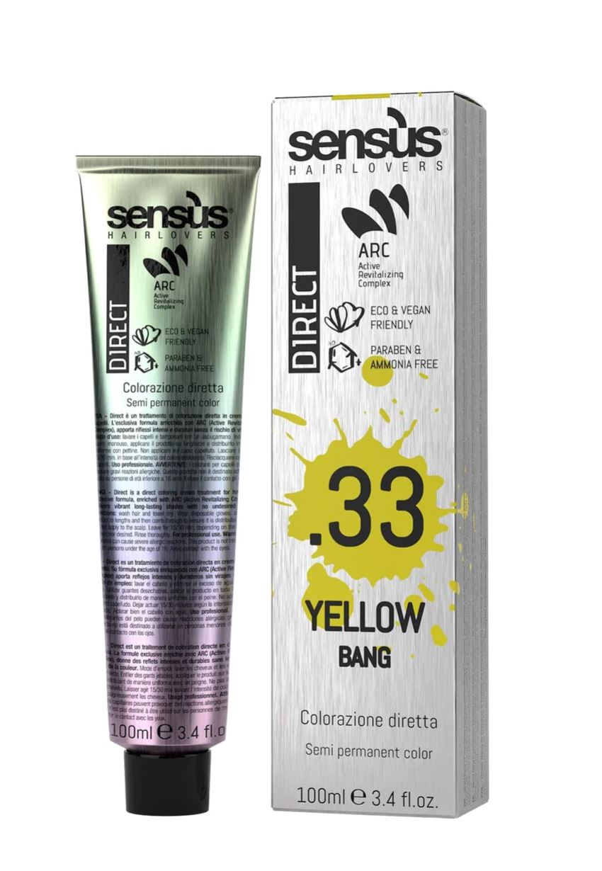 Sensus Direct Bang .33 Yellow Hair Colour Sensus