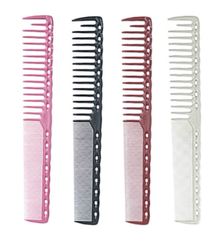 YS Park 332 Japanese Round Tooth Cutting Comb (185 mm) Hair Comb YS Park