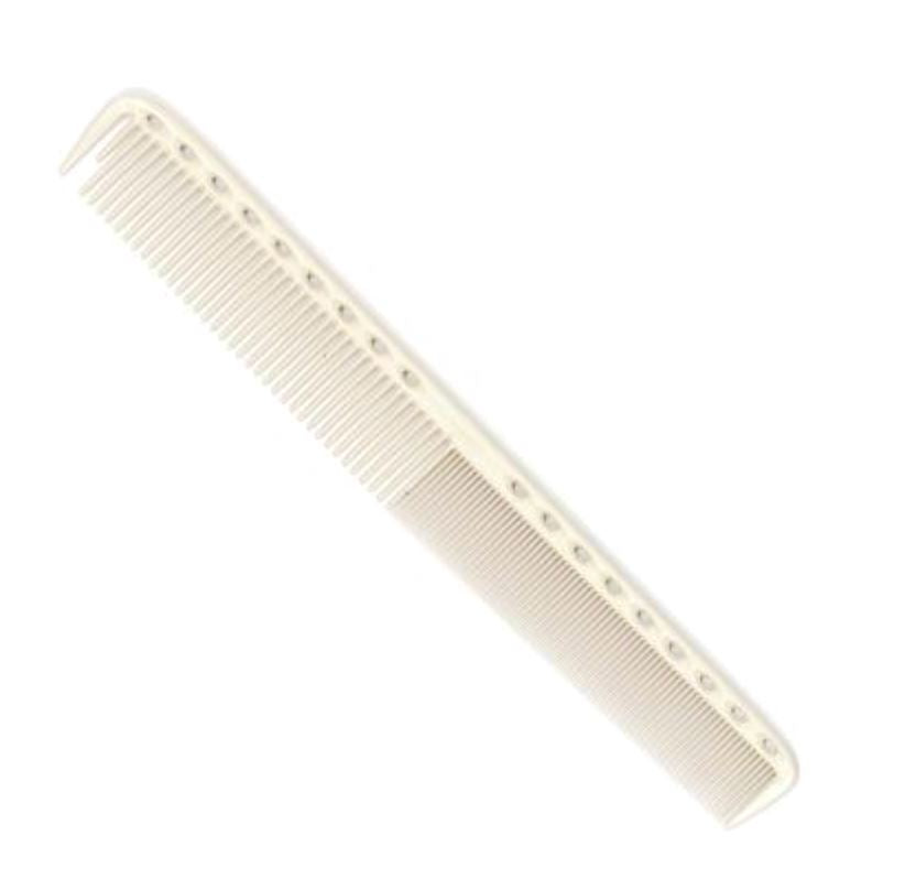 YS Park 335 Japanese Cutting Comb (215 mm) Hair Comb YS Park White