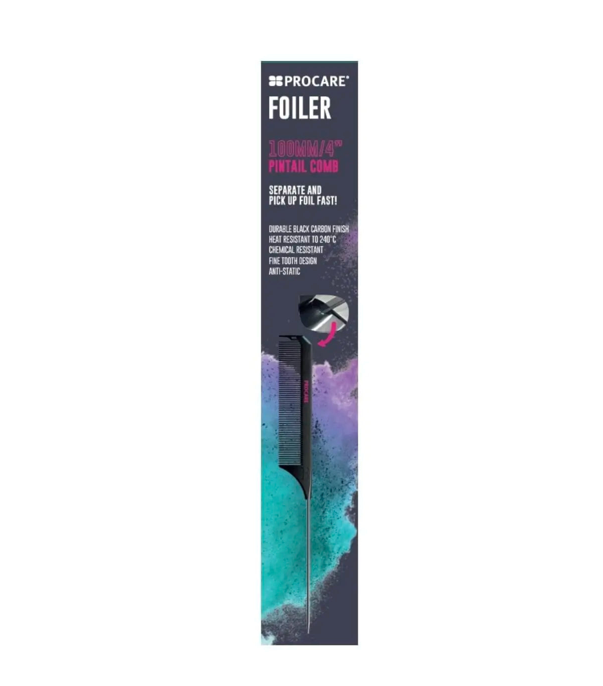 Pro Care Foiler Pintail Comb 100mm Hair Colour Pro Care