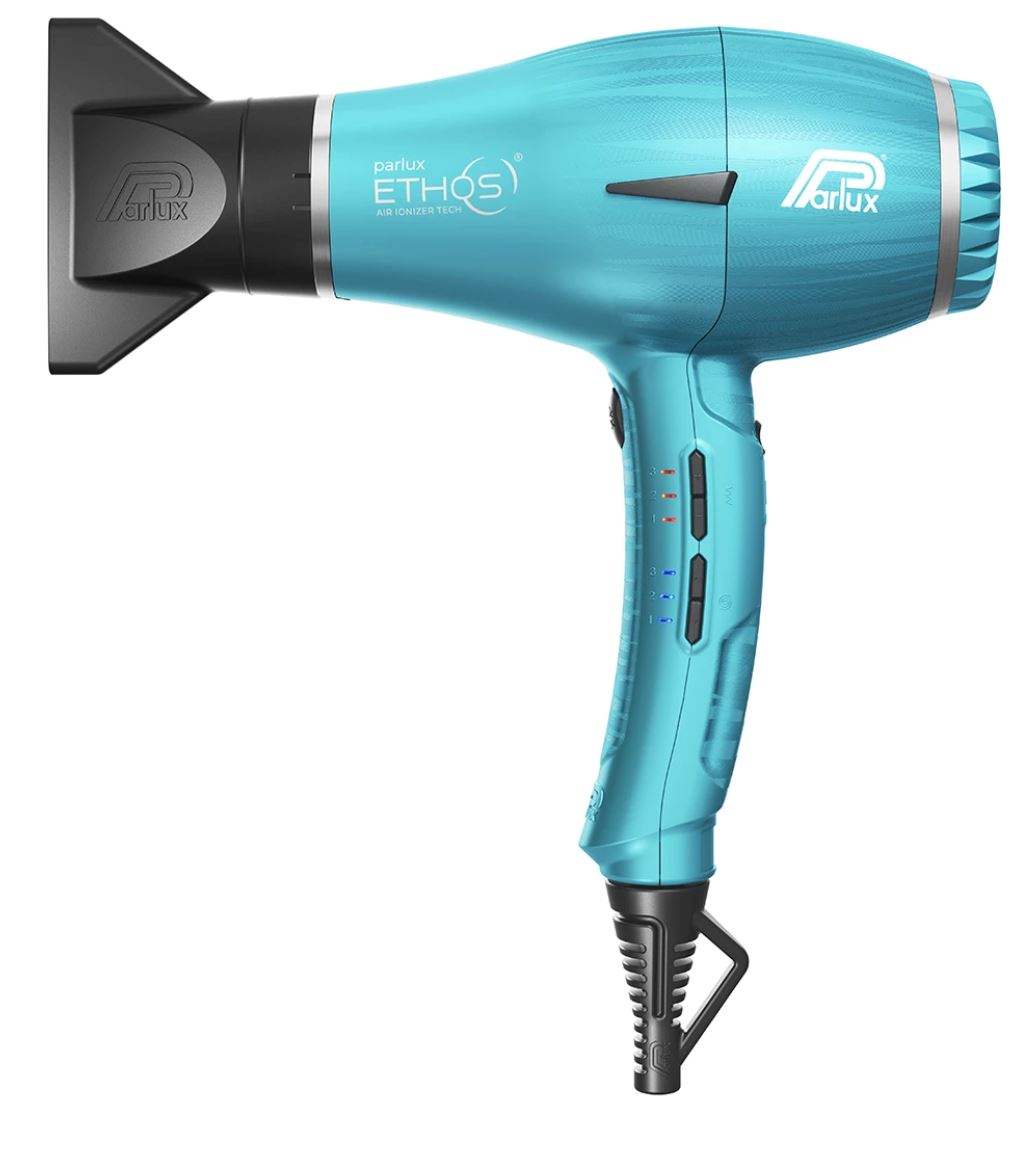 Parlux Ethos Air Ionizer Tech Hair Dryer - Galaxy Blue Hair Dryer Parlux