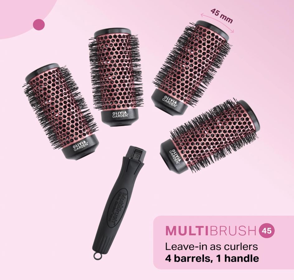 Olivia Garden MultiBrush 45mm Hair Brush Kit Brush Olivia Garden