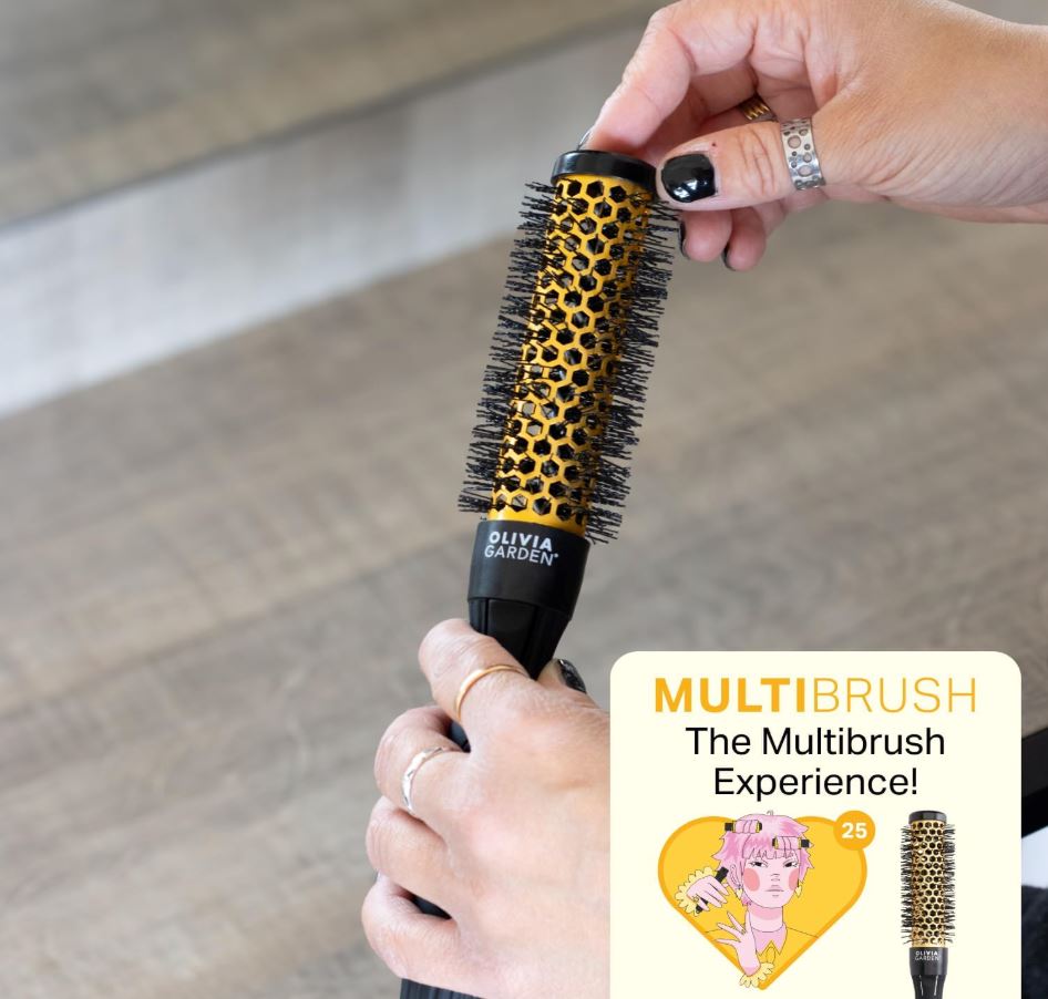 Olivia Garden MultiBrush 25mm Hair Brush Kit Brush Olivia Garden