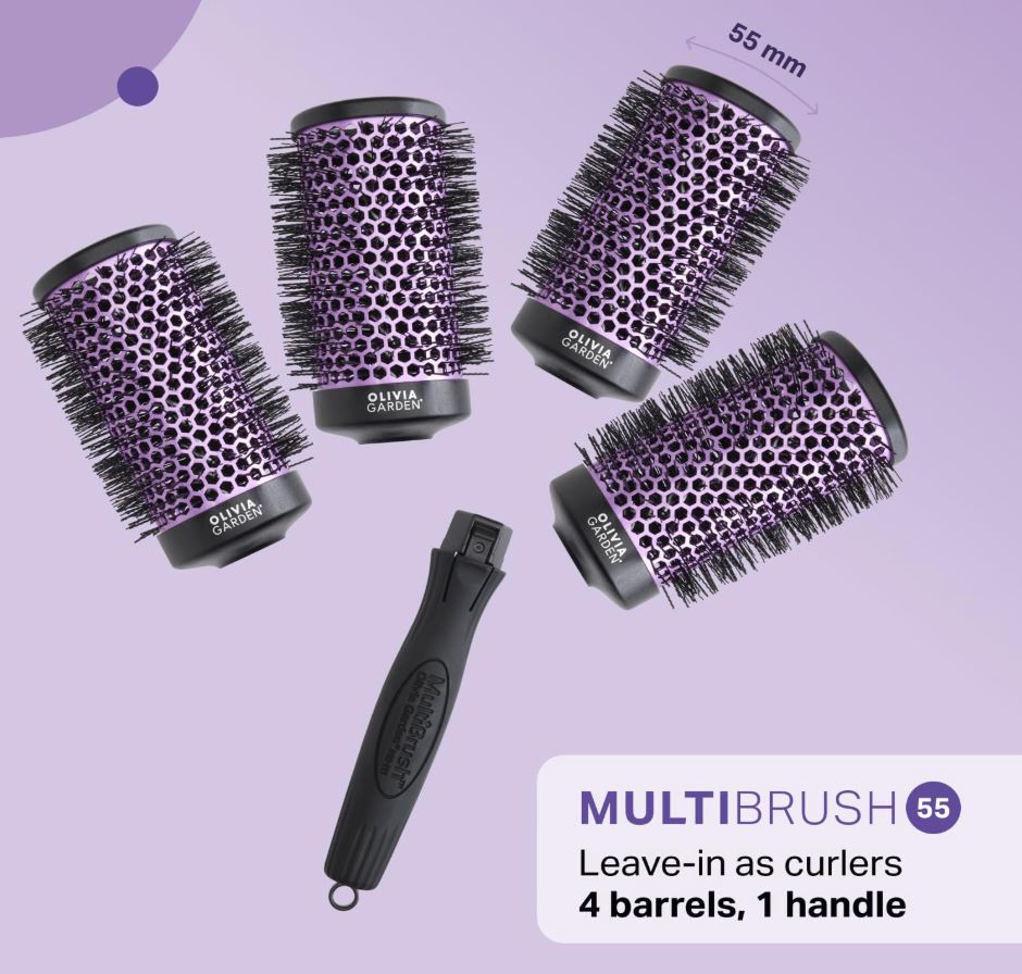 Olivia Garden MultiBrush 55mm Hair Brush Kit Brush Olivia Garden