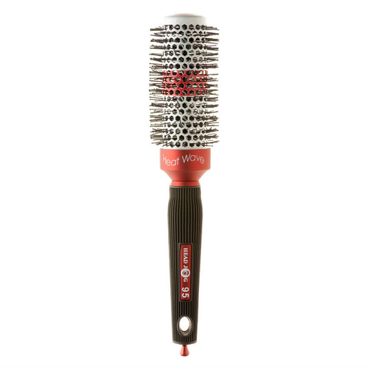 Head Jog Heat Wave Barrel Brush Hair Brush Head Jog Heat Wave 95 34mm