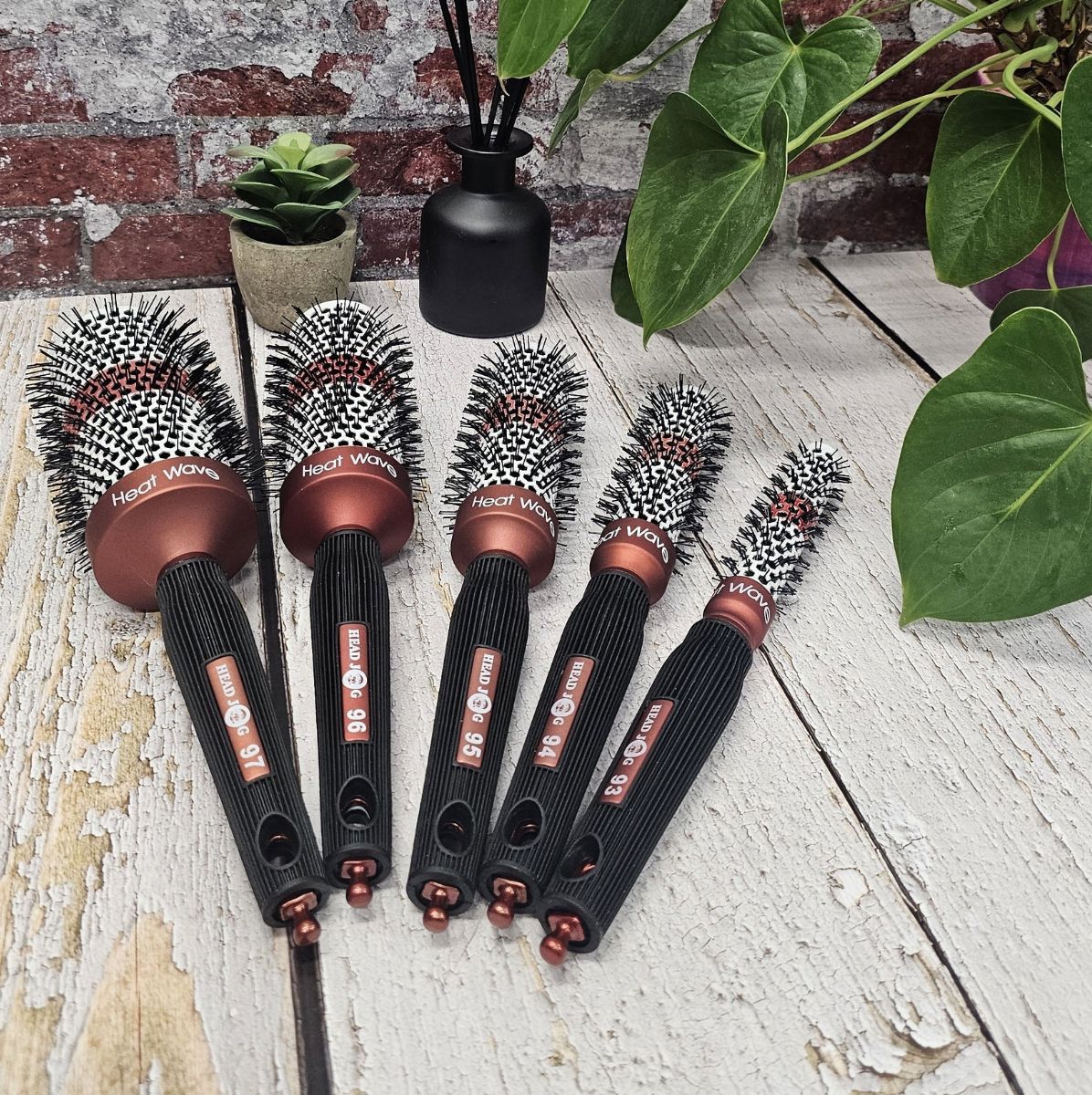 Head Jog Heat Wave Barrel Brush Hair Brush Head Jog