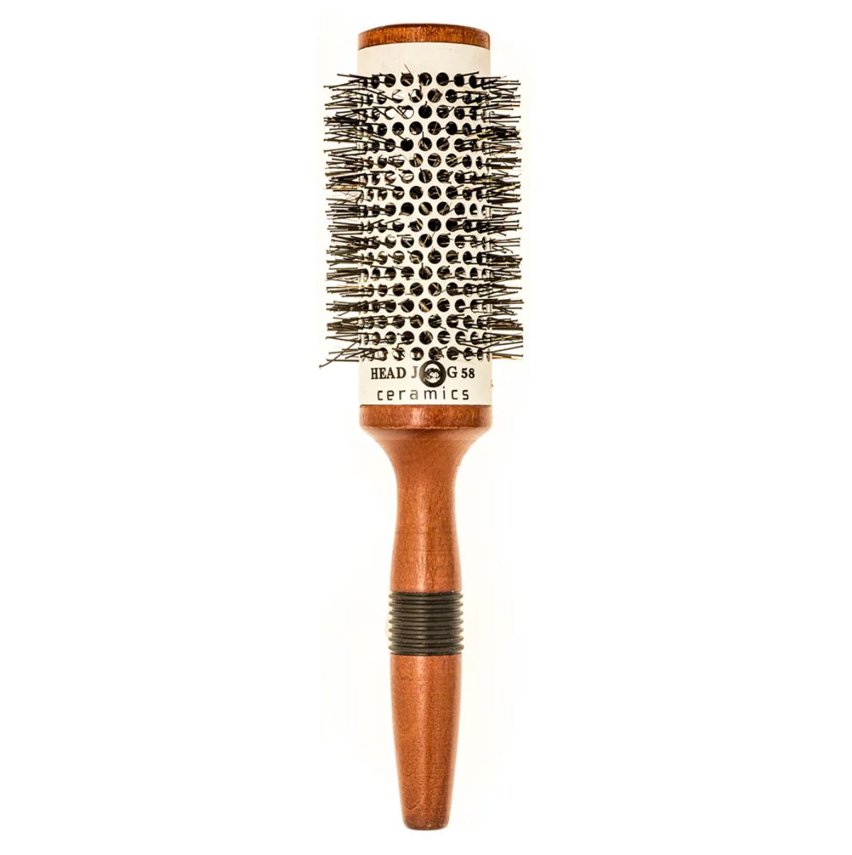 Head Jog Wood Ceramics Barrel Brush Hair Brush Head Jog 58 43mm