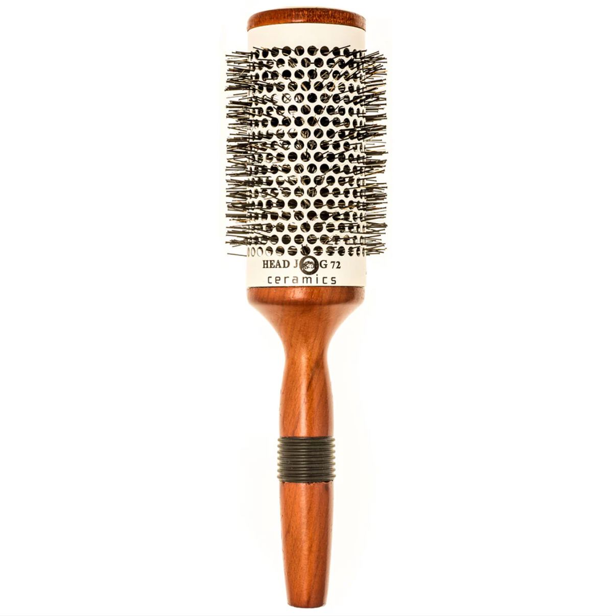 Head Jog Wood Ceramics Barrel Brush Hair Brush Head Jog 72 53mm