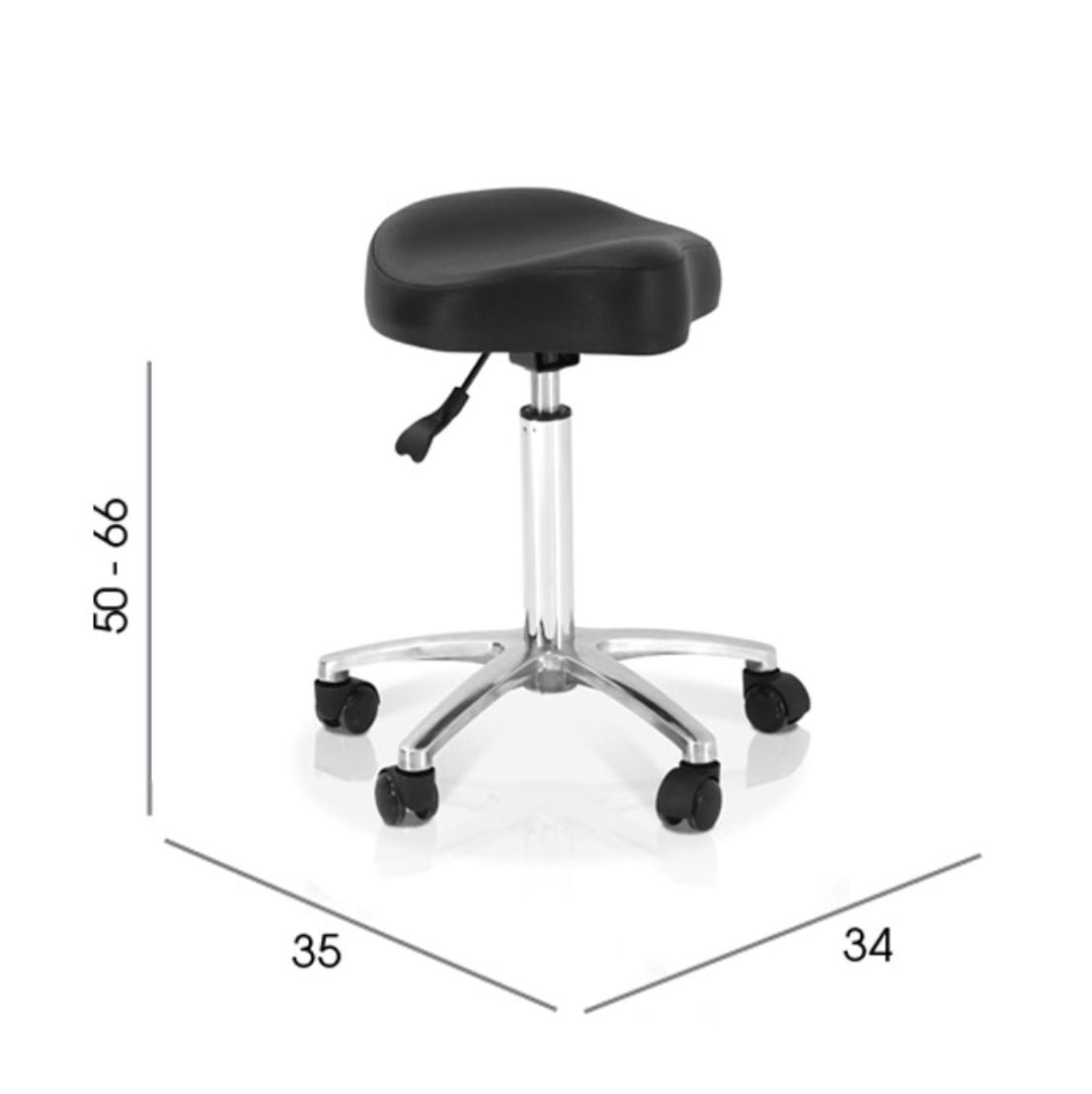 REM Mustang Stool - Black - Next Day Delivery Salon Furniture REM
