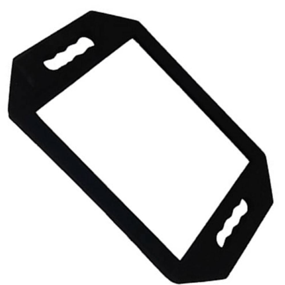 Hair Tools Two Hand Foam Back Mirror Black 28.5cm x 21cm