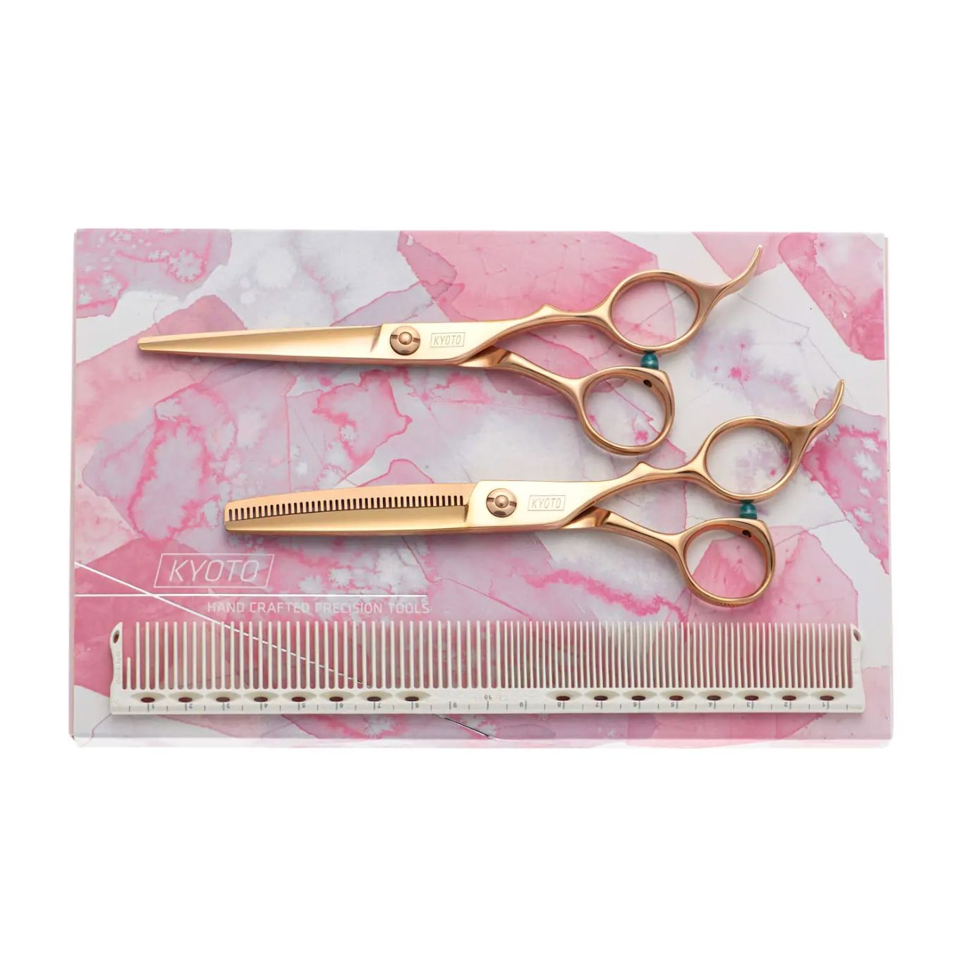 KYOTO Rose Hairdressing Scissor & Thinner Set