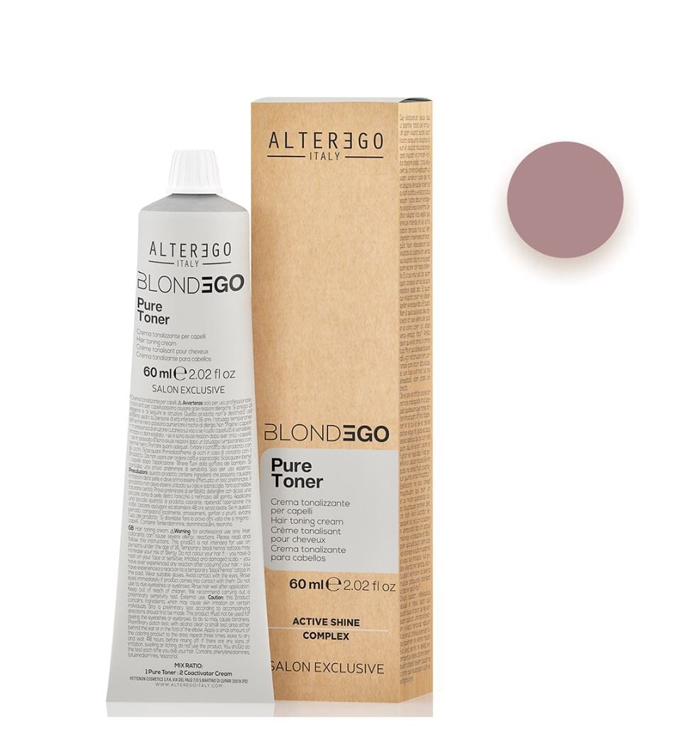 AlterEgo BlondEgo Pure Toner 60ml Hair Bleach AlterEgo Pure Toner Dusty Pink - Cipria