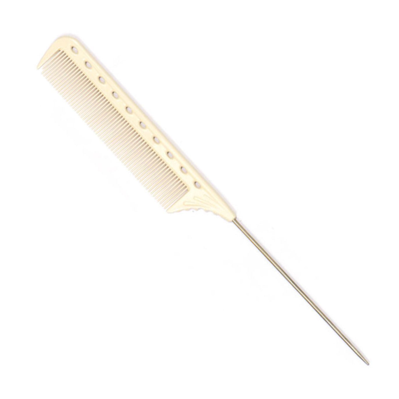 YS Park 102 Metal Tail Comb (220 mm) Hair Comb YS Park White