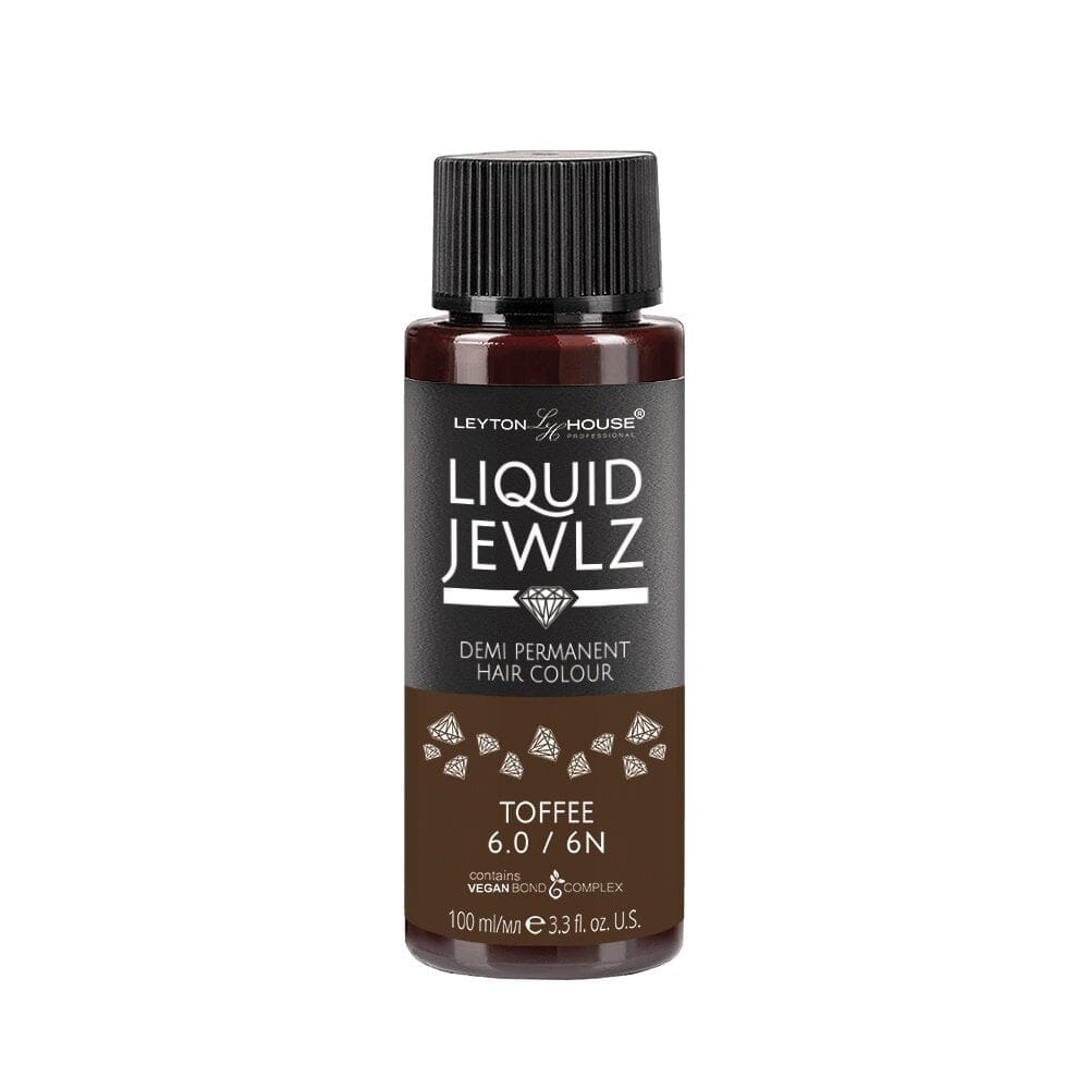 Leyton House Liquid Jewlz Hair Colour Leyton House Toffee 6.0/6N 