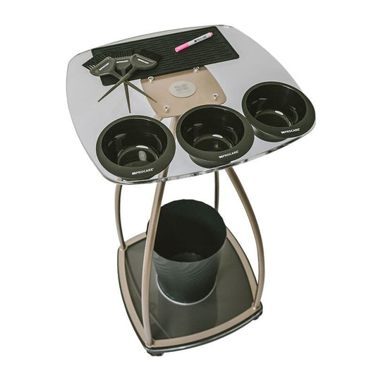 Pro Care Write & Wipe Colouring Trolley Rose Gold Hair Colour Pro Care