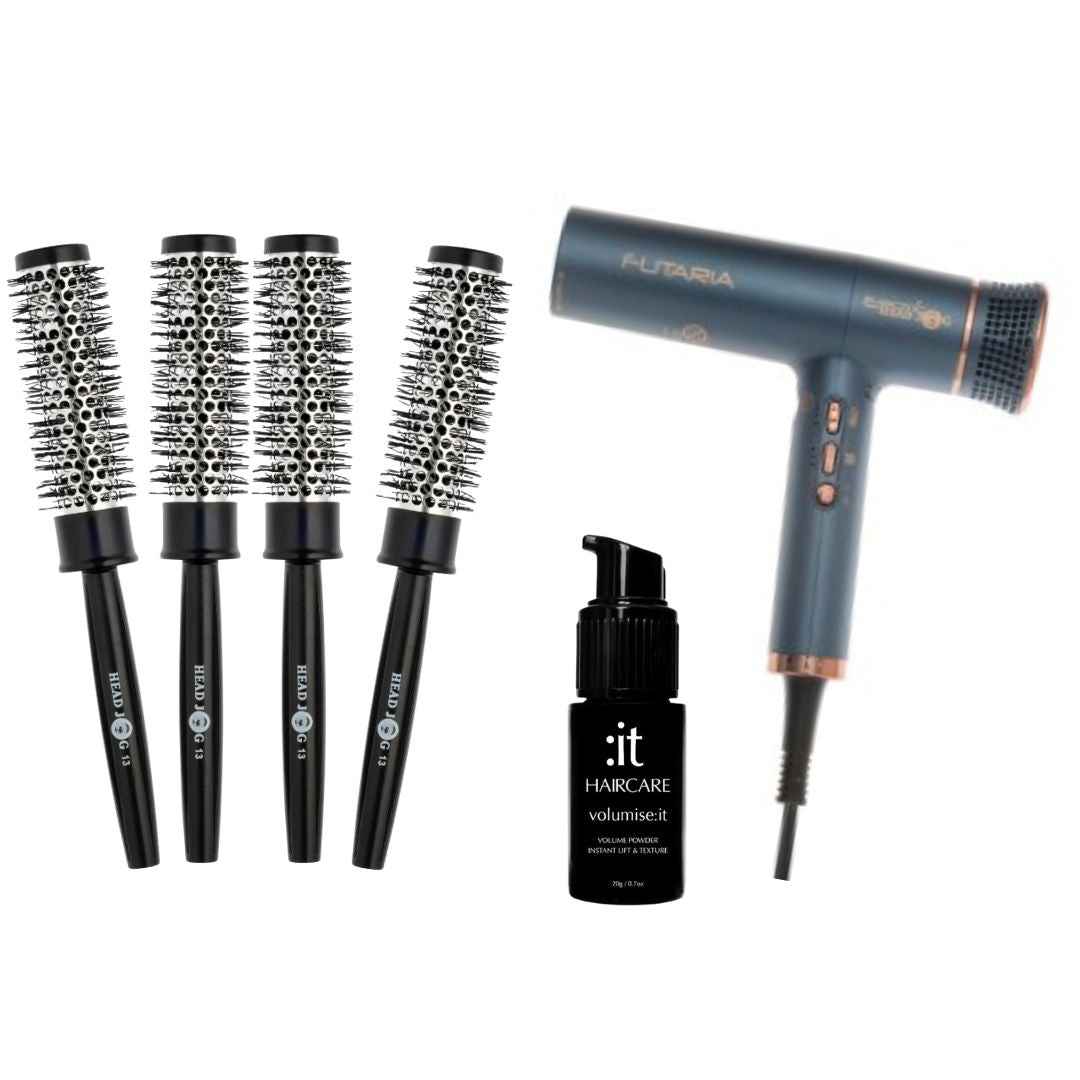 Bouncy Blow Dry Bundle - Twilight Hair Volume Powder Pro Styling UK 