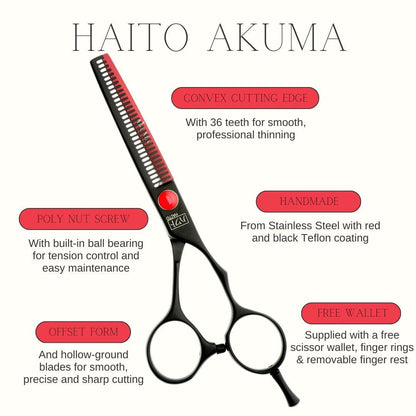 Haito Akuma 6" Thinner - Hairdressing Scissor