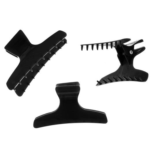 Head Jog Butterfly Clamps Black - Pack of 12 Head Jog 