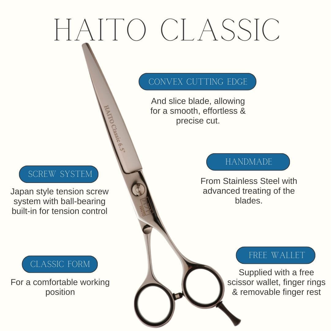 Haito Classic Hairdressing Scissor Range 6.5"