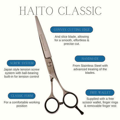 Haito Classic Hairdressing Scissor Range 6"