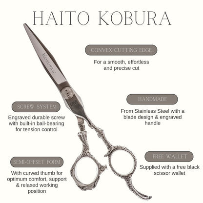 Haito Kobura 6" Offset Hairdressing Scissors