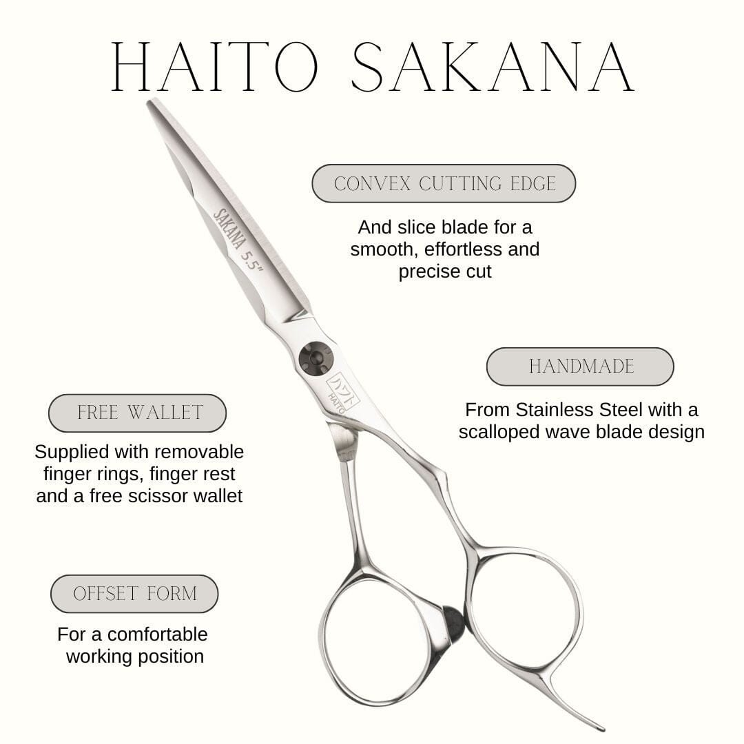 Haito Sakana Offset Hairdressing Scissor