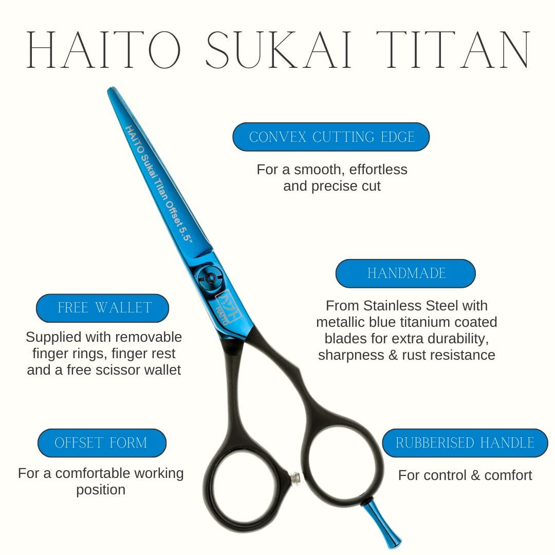 Haito Sukai Titan Offset 5.5" Hairdressing Scissor