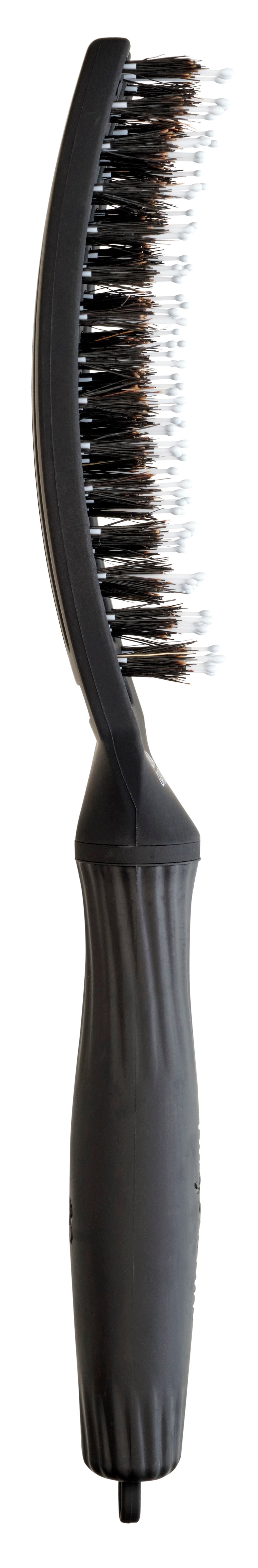 Olivia Garden Fingerbrush Care Iconic Boar & Nylon Black M Brush Olivia Garden 