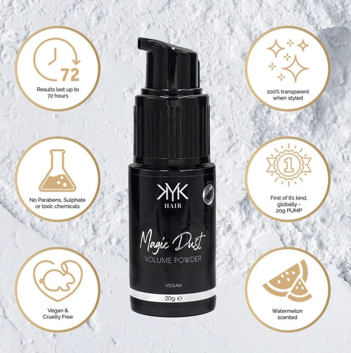 KYK HAIR - Magic Dust - Trade Only Hair Volume Powder KYK Hair 